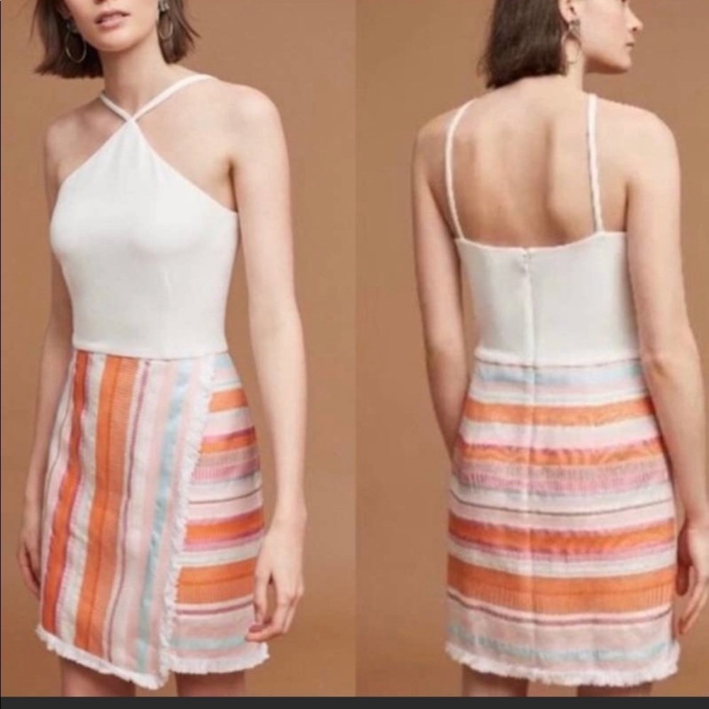 ANTHROPOLOGIE Kalyn Halter Dress by Hutch